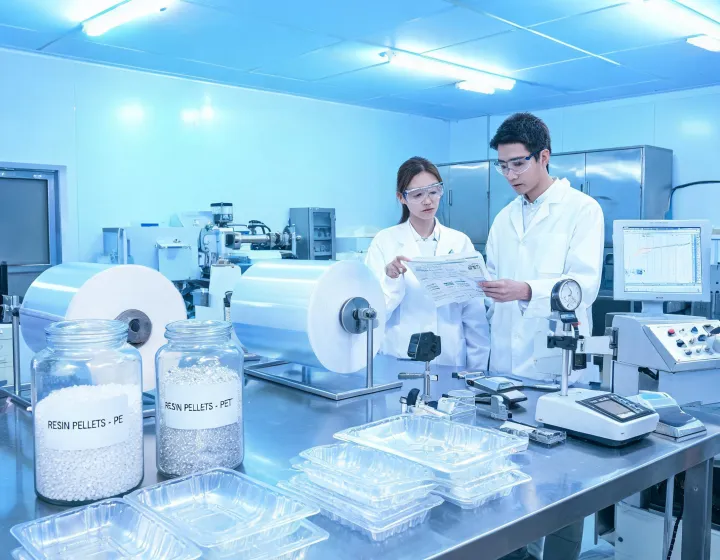 Polymer packaging development lab