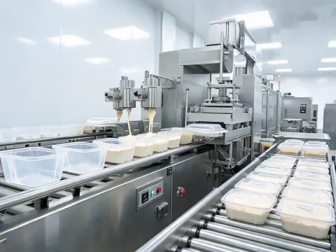Rigid food packaging line