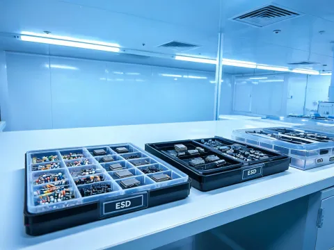 Electronics protective tray