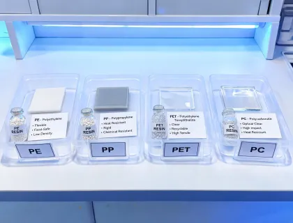 Resin material pathway